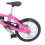 Set di biciclette e scooter in miniatura con casco - Rosa 5