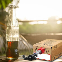 Generisk Röd BIB-Kranventil för Coca Cola Bag In Box Siraper Picknickkran Soda-Doseringsslang Från GwenB 12cm