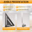12inch Rafter Square and Combination Triangle Square,Carpenter Square,Woodworking Framing Square,Ruler Protractor Layout 3