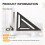 12inch Rafter Square and Combination Triangle Square,Carpenter Square,Woodworking Framing Square,Ruler Protractor Layout 6