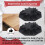 6 Pcs Joist Support Pedestals, Adjustable Decking & Flooring Support Pedestal for Deck, Timber Base 9