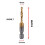 M4x0.7mm Hex Shank Titanium Plated HSS Screw Thread Metric Tap Drill Bits Screw Machine Compound Tap Open Chamfer Tool 7