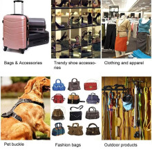 Metal Buckles Clips Luggage Buckle Strap Release Adjustable Metal Clips Sturdy Dog Collar Buckle Metal Buckles for Strap