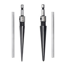 Bridge Pin Hole Reamer,3-13mm(1/8-1/2Inch)&5-16mm(1/2-5/8 Inch)T Handle Taper Reamer Set,Pin Hole Handle Tapered Reamers