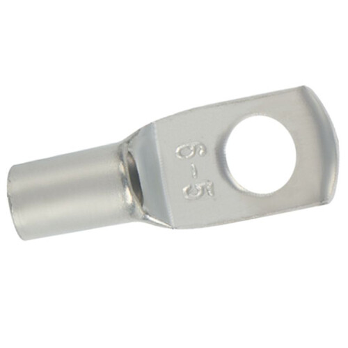 Copper Lug Loop Connector Cable Voltage Terminal SC6-5 Bare Copper Battery Block Lug Hole 500 Pcs 2