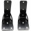 2 Supports de Store, Remplace le 813402, Trous Pré-Percés de 50 mm de Large, Support de Store avec Gousset 2
