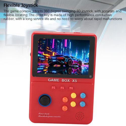 Open Source Handheld Game Console 4.0" IPS 10,000+ Games Red 2