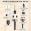 4PCS Countersink Drill Bit Set with Low Friction Depth Stop & Replaceable HSS M2 Drill Bit, Counter Sink Drill Bit 3