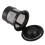 Reusable Single Cup for  Solo Filter Pod  Coffee Stainless Mesh Black Pattern:3 Pc 4