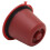 30 Pcs Reusable Refillable Coffee Capsule Filters for  with Spoon Brush Kitchen Accessories Coffee Filter Red 2