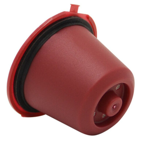 30 Pcs Reusable Refillable Coffee Capsule Filters for  with Spoon Brush Kitchen Accessories Coffee Filter Red 1
