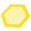 3D Printed Floating Bee Island Acrylic Waterer for Outdoors, Yellow 11