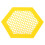 3D Printed Floating Bee Island Acrylic Waterer for Outdoors, Yellow 12