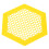 3D Printed Floating Bee Island Acrylic Waterer for Outdoors, Yellow 8