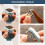 15 Piece Ring Mandrel Set, Ring Size Measuring Tool, Ring Making Kit with Plastic Ring Sizer, Ring Making Tool 4