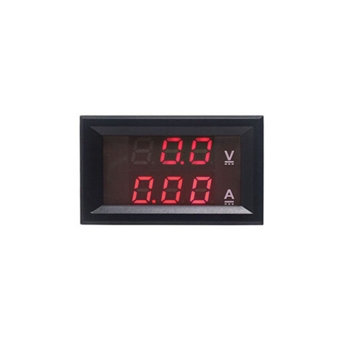 (10A Double Red) High Precision LED Voltmeter Ammeter Tool 2