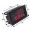 (10A Double Red) High Precision LED Voltmeter Ammeter Tool 4