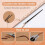 30Pcs Sewing Leather Needle Manual Lacing Threading Single-Prong Steel Needle Leather  Tool 5
