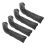 4pcs PU Leather Stroller Handle Covers, Washable, Universal Black 15