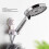 Soporte universal ajustable para cabezal de ducha de ABS blanco 5