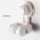 Soporte universal ajustable para cabezal de ducha de ABS blanco 7