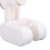 Soporte universal ajustable para cabezal de ducha de ABS blanco 13