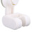 Soporte universal ajustable para cabezal de ducha de ABS blanco 15