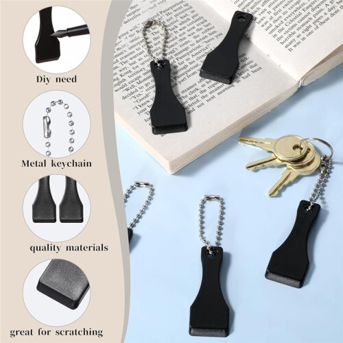 30Pcs Ticket Scratcher Tool, Off Tool Keychain Scratcher,Scratcher Tool for Label Sticker Remover 2