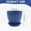 Vasos de Plantador de PláStico para Plantas, 5 Pacotes de Vasos de Flores de 6 Polegadas com OrifíCios de Drenagem e Pires, para Interior Externo D 7