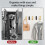 Hooks for Wall - Hooks for Hanging, Heavy Duty Wall Hooks, Purse Hook for Wall, No Drill Suction Hooks Silver 4