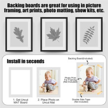 50 Pack Foam Boards 1/8 Inch Thickness Foam Poster Boards for Presentation Board for School Crafts Office Art Projects