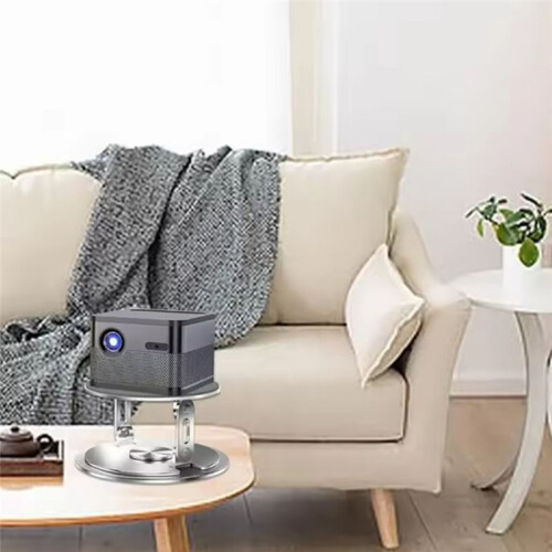 360 Degree Adjustable Desktop Projector Stand, Tabletop Projector Stand Mount No Drilling Table Projector Holder 1