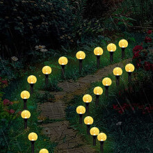 10 in 1 Solar Spot Light Outdoor LED Garden Lawn Landscape Path Wall Lamp
