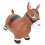Cheval sauteur gonflable marron 55x50x25 cm 11