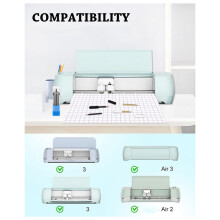 21 Lames de Rechange de Qualité Supérieure + Boîtier Compatibles avec pour Maker/Maker 3/Explore Air 2/Air 3 Machines de Découpe