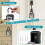 Magnetic Key Box for Under Car, 4 Digit Combination Code Magnetic Key Storage Holder, Magnet Key Lock Case for Hide Key 6