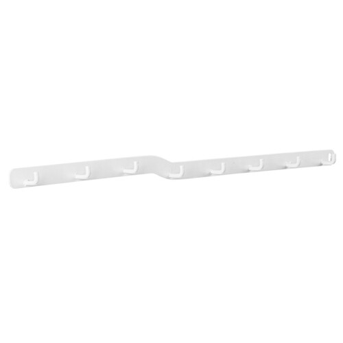 (White, Eight Hook) Rustproof Heavy Duty Closet Hooks 2