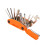 Outil multifonction vélo 20-en-1, compact, portable, orange 8