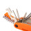 Outil multifonction vélo 20-en-1, compact, portable, orange 7