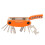 Outil multifonction vélo 20-en-1, compact, portable, orange 10