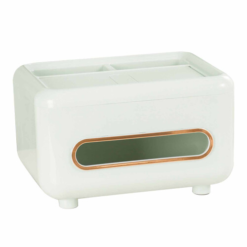 Light Green Multifunctional Plastic Tissue Dispenser 20x15.5x12.5cm 1