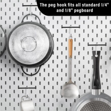 Peg Locks Plastic Pegboard Hook Locks Pegboard Display Hook Organizer Fixer Peg Board Hook Clip Retainers 100pcs