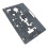 E6420 Coque supérieure de remplacement en ABS noir 13