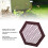 3D Printed Floating Bees Waterer Acrylic Purple for Pollinators 4