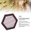 3D Printed Floating Bees Waterer Acrylic Purple for Pollinators 3