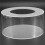 1Pc Round Acrylic Cake Display Board Cake  Smoother Scraper Cake Tray DIY Round Decor Cake Refillable Board(B) 2