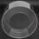 1Pc Round Acrylic Cake Display Board Cake  Smoother Scraper Cake Tray DIY Round Decor Cake Refillable Board(B) 6