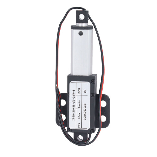 Actionneur Linéaire Électrique Micro de 20mm de Course, 150N de Force, 24V 2