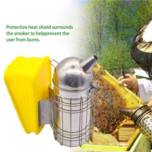 Bee Beehive Fogging Machine Smoke Smoker Plastic Blast Board Beehive Honeycomb Frame Beekeeping Tool Accessories 2