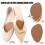 Shock-Absorbing Cow Leather Latex Forefoot Pad 5